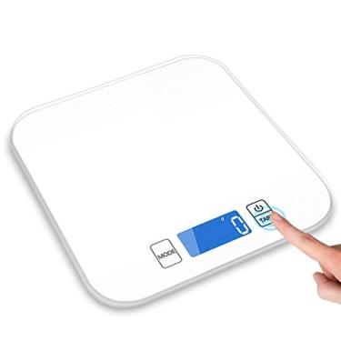 Imagem de balança de cozinha dieta alimentar 15 kg precisão de alimentação do tapete 1g viagem portátil camping durável