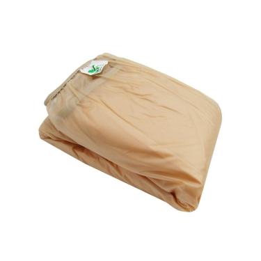 Imagem de Protetor para Colchão Solteiro Siliconizado Bege