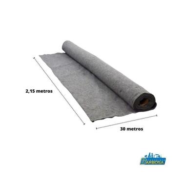 Imagem de Manta Bidim Geotêxtil 64,5M Para Drenagem Rolo 30 Metros