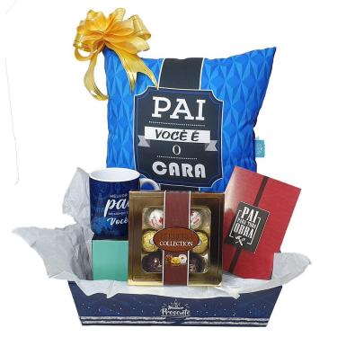 Imagem de Presente Para Pai Almofada Caneca Chocolate Kit Para Papai