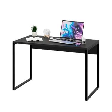 Imagem de Mesa Para Escritório Estilo Industrial 1,20m Tpo 25mm (Preto)