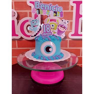 Imagem de Bailarina Giratória Profissional De Vidro Para Decorar Bolos