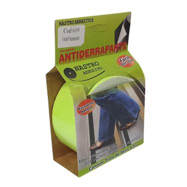 Imagem de Fita Adesiva Antiderrapante 50mm X 5m Para Escadas E Rampas