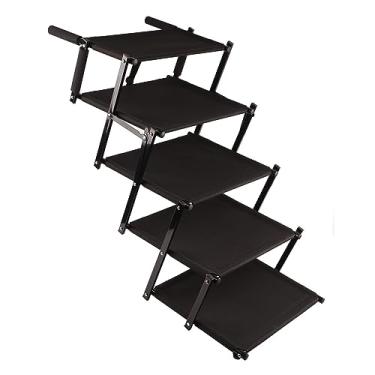 Imagem de Degraus De Carro Para Cachorro,Escadas Para Carro De Cachorro, Escadas Dobráveis para Animais De Estimação, Rampas Portáteis Para Carros E SUVs, Fivela Segura, Resistente Ao Desgaste, Design Dobráv