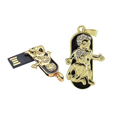 Imagem de 16 GB Metal Doze Constelações Forma USB Flash Drive USB 2.0 Stick USB Memory Stick Data Storage PenDrive Pen Drives Flash Drive USB Disco U Stick Pen Drive (Gêmeos)