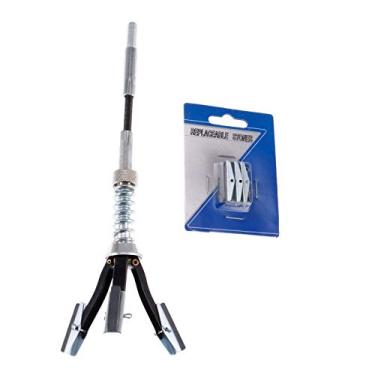 Imagem de Desvitalizador ajustável para cilindro de motor da gohantee 1,9 cm a 6,35 cm de diâmetro com 3 peças de pedras longas de 3,81 cm com grade 220