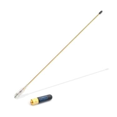 Imagem de BAOFENG Antena SMA Fêmea VHF UHF Chicote Antena de Frequência Dupla VHF 136-174MHz UHF 400-470MHz Rádio Amador Antena de Rádio Bidirecional 39.0 cm Curta 4.9 cm