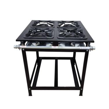 Imagem de Fogão Industrial Gold 4 Bocas Alta Pressão Perfil 7 Cefaz