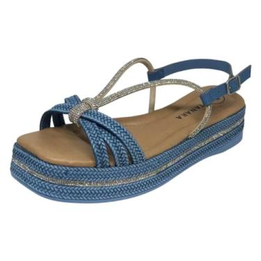 Imagem de Sandalia Feminina Conforto Flat Tanara T8143