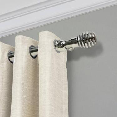 Imagem de Varão De Cortina 2,40 Metros 28mm Com Ponteira Luxo Cromado