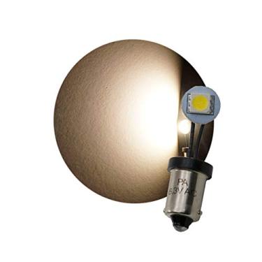 Imagem de PA Lâmpada LED 10x não fantasma LED arcada pinball máquina #44 #47 Ba9s 6,3V 1 SMD dobrável lateral lâmpada flexível fio (branco quente)