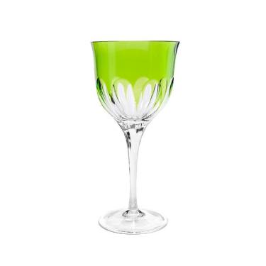 Imagem de Taça água em cristal Strauss Overlay 225.045 520ml verde claro