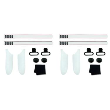 Imagem de Compatível com pacote de acessórios Meta 3 Kit de substituição de tampa de bateria Correias ativas ajustáveis ​​Anel de metal fivela lente pano tampas de joystick para controlador Meta Quest 3/825