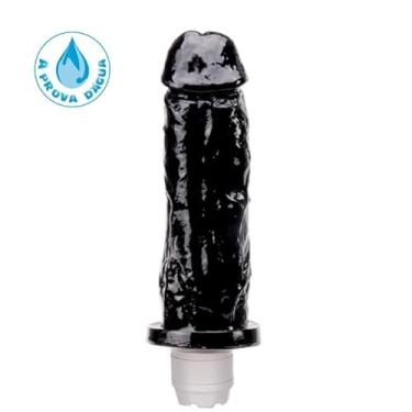 Imagem de PENIS VIBRADOR 18X4,7CM COR BEGE (PRETO)