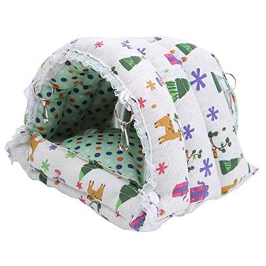 Imagem de Casa de Hamster Cama Cobaia Caverna Camas Algodão Inverno Quente Tenda Ninho Animal Estimação Esconderijo para Ratos Chinchila Degu Furões Ouriço (Médio)