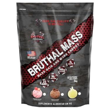 Imagem de Hipercalórico Bruthal Mass Gain 3kg - Bruthal Sports (Strawberry Ice Cream)