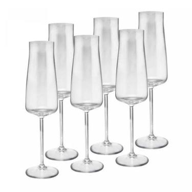 Imagem de Taça de Champanhe C/6 Cristal Ecologico Alex  210ml Wolff