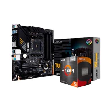Imagem de Kit Upgrade AMD Ryzen 5 5600GT Placa Mãe Asus TUF Gaming B550M-Plus AM4