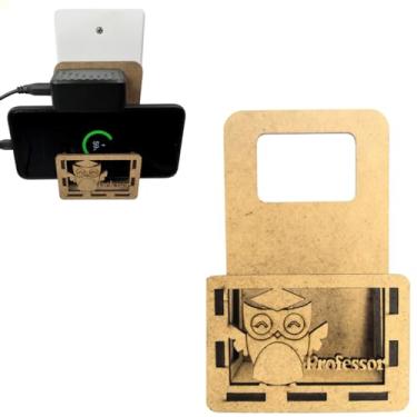 Imagem de Kit 50 Lembrancinhas Dia Dos Professores Porta Celular Mdf