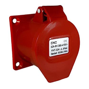 Imagem de Tomada Industrial Sobrepor Femea Modelo Yht-324 380-415V 32A