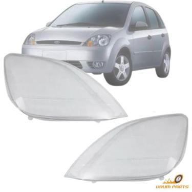 Imagem de Par Lente Farol Ford Fiesta 2003 2004 2005 2006 2007 - BBS