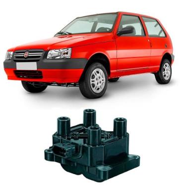 Imagem de Bobina De Ignição 4 Pinos Bosch Fiat Uno Doblo Idea Palio Siena F000Zs