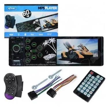 Imagem de Central Multimídia Mp5 Carro Bluetooth Saída De Câmera De Ré - E-TECH