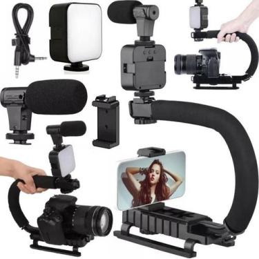 Imagem de Estabilizador Imagem Câmera Dslr Suporte Celular Steadicam - Leffa Sho
