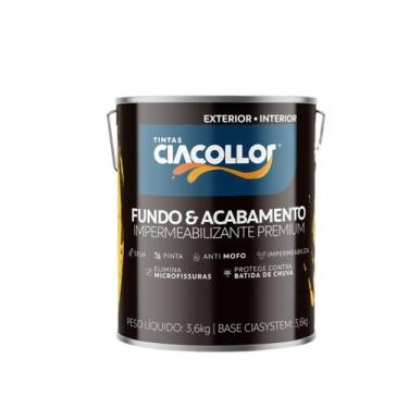 Imagem de Ciaflex Fundo e Acabamento - Ciacollor 3,6KG, Branco