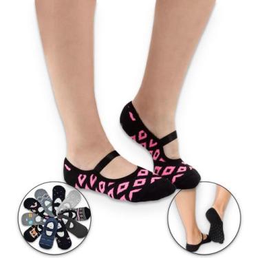 Imagem de 1 Par de Meia Sapatilha Antiderrapante Hidroginástica Pilates - ISR ut