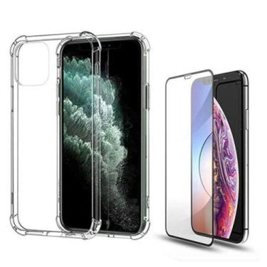 Imagem de Película De Vidro 3d íphone 11 Pro Max + Capa Antiimpacto - Lenox
