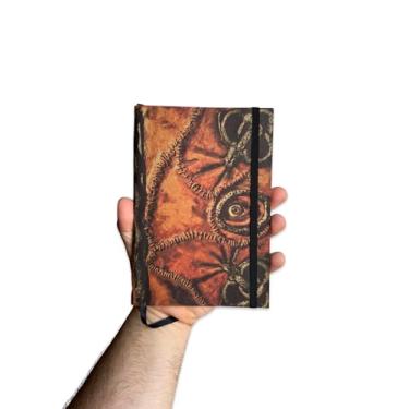 Imagem de Sketchbook Livro de Feitiços Hocus Pocus Abracadabra Caderno com Elástico e Marca Página Aquarela (Marfim 200 Páginas, M (10x14cm))