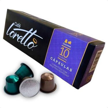 Imagem de Cafe em Capsula Gourmet Loretto Caixa com 10 Unidades Padrão Nespresso