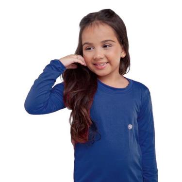 Imagem de Blusa Infantil Uv Térmica Menina Proteção Solar Segunda Pele - The Lio