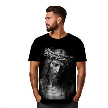Imagem de Camisa Camiseta Líder Jesus Cristo Deus Messias Religião - Primus, 120