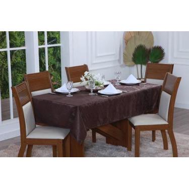 Imagem de Toalha de Mesa Jantar Jacquard Lisa -12 Lugares 3,5m x 1,4 m - Olizoni