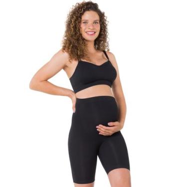 Imagem de Short Bermuda Cintura Alta Original Trifil Maternidade Para Gestante G