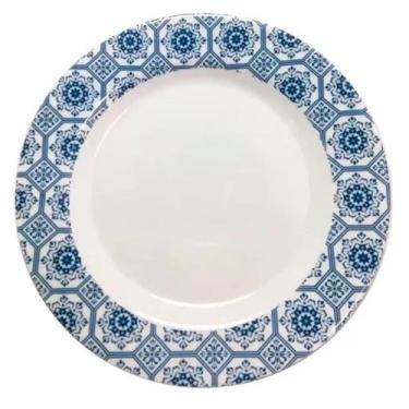 Imagem de Prato em Melamina 25cm p/ Refeições Buffet Restaurante - Sk