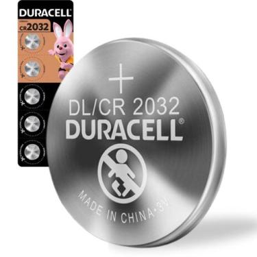 Imagem de Bateria Cr2032 3V Pilha Moeda Cartela C/5 Unidades Duracell