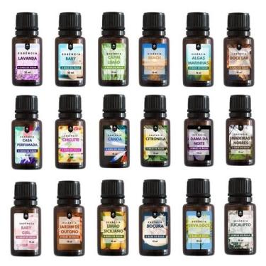 Imagem de Kit 10 Essências Para Aromatizador e Difusor a Base de Água 15ml - Aro