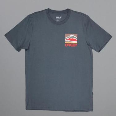 Imagem de Camiseta Oakley Wide Graphic Tee Edição Limitada, G, Bone