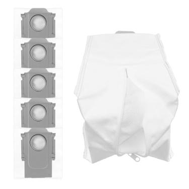 Imagem de Funway Design Pacote com 6 sacos de pó reutilizáveis com zíper compatíveis com Roborock Q Rebo, Revo Master, Revo MaxV, Revo Pro, Revo S, Revo Plus, Revo Curv, S8 MaxV Ultra, 3L Grande Capacidade