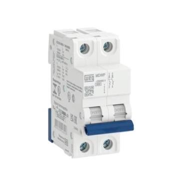 Imagem de Disjuntor din bipolar 10a curva c mdw-p weg