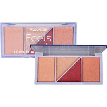 Imagem de Paleta Blush e Iluminador Ruby Rose Feels 10.3g Hb-7529/2