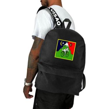 Imagem de Mochila Bolsa Masculina Basica Escolar Pega a Visão BAKI RAVE - MP Mod