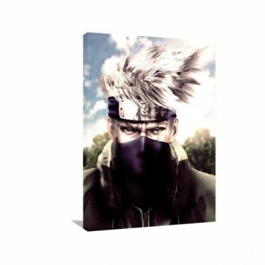 Imagem de Quadro decorativo Kakashi Sensei - Naruto - Tela em Tecido - Wall Fram