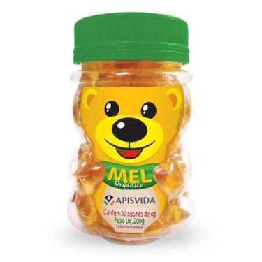 Imagem de Mel Orgânico Sachê Kids Apis Vida 200g