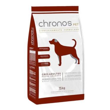 Imagem de Alimento Chronos Ração Para Cães Adultos Raças Grandes Sabor Frango 15