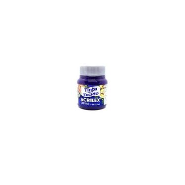 Imagem de Tinta Para Tecido Fosca 37ml - Acrilex artesanato,  VIOLETA 37ML 516