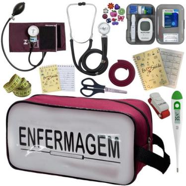 Imagem de Kit Enfermagem Completo Top + Medidor Glicose  - PREMIUM, P.A. Med, IN